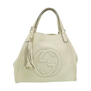 Gucci Soho Interlocking GG Pebbled Leather Tote